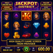 Vinyl - Jackpot District: City of Fortune Slot Game